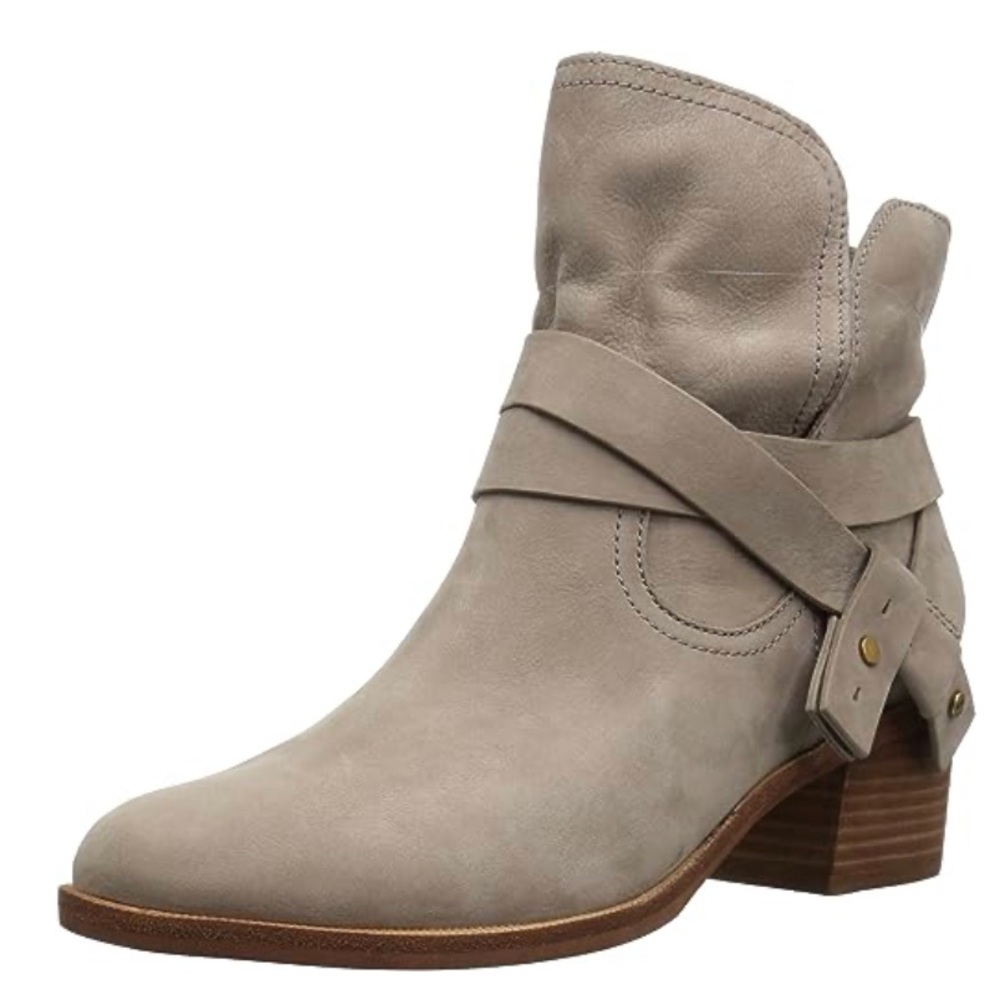 UGG Women's Elora Ankle Boot Taupe Suede Size US 6
